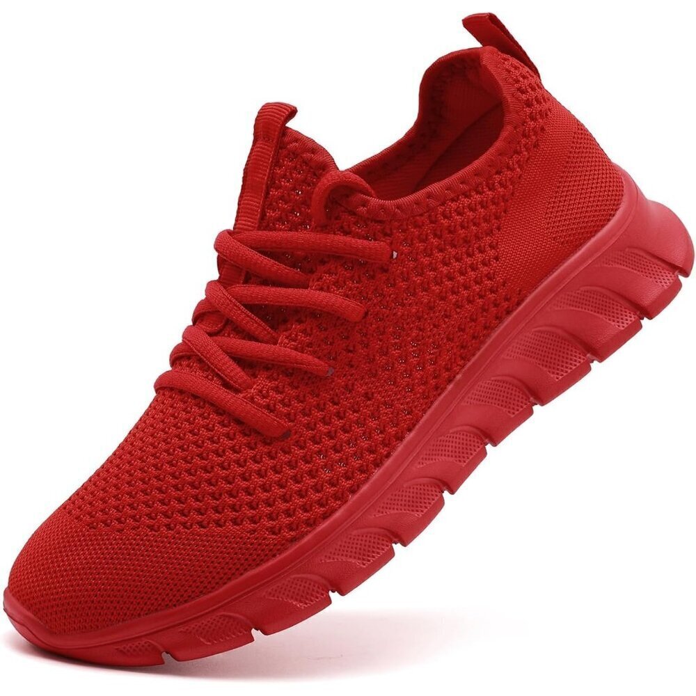 🆕Women D - Red Running Tennis Lightweight Workout  Sport Jogging Sneakers